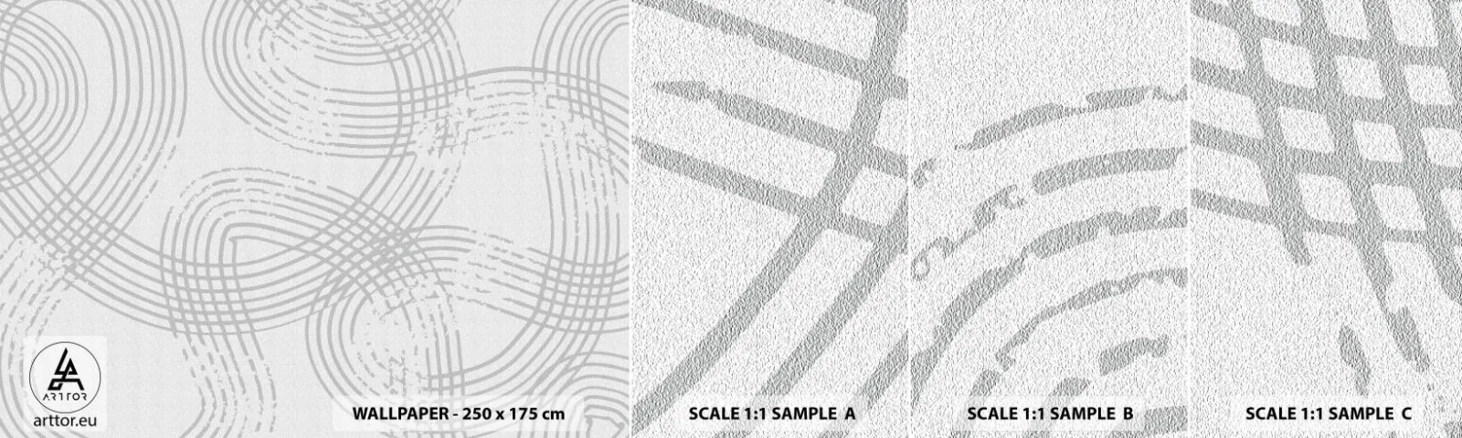 Muestra De Fotomural Standard Eco - No hay camino recto - Minimalismo, Pedazo, Brillante - 100x30 cm