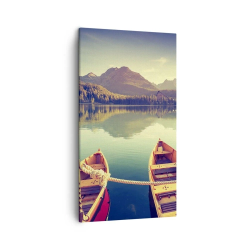 Cuadro sobre lienzo - Impresión de Imagen - Para vivir según sus leyes - 45x80 cm