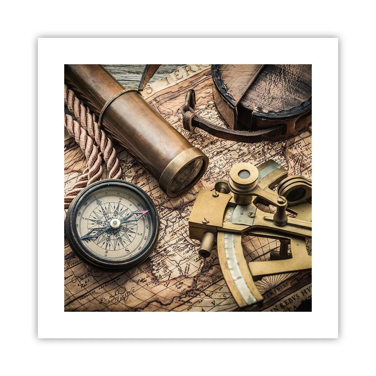 Póster - Establecer un rumbo - 40x40 cm