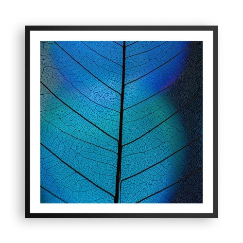 Póster en marco negro - Construcción intrincada - 60x60 cm