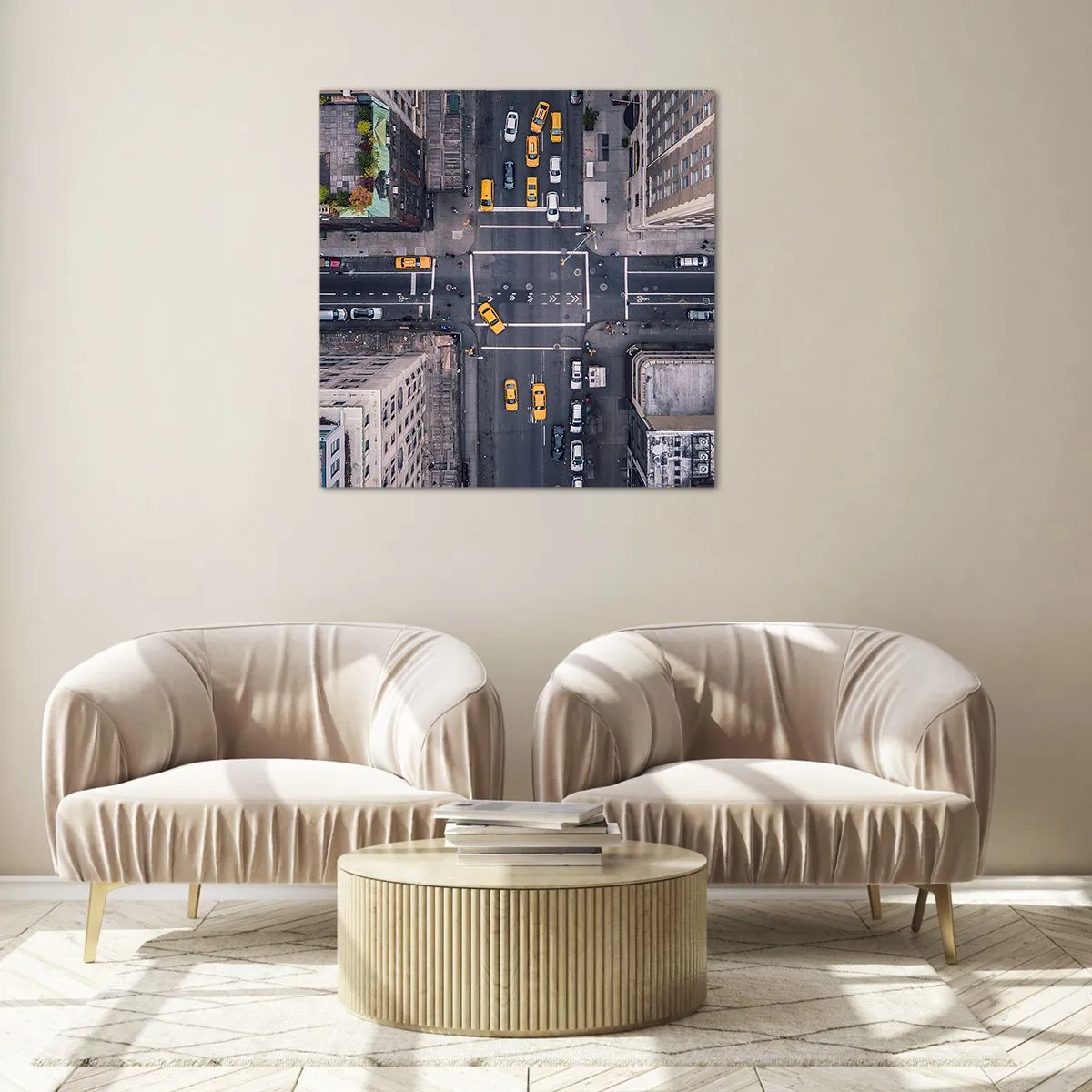 Cuadro sobre vidrio - Impresiones sobre Vidrio - Una simple elección - 70x70 cm
