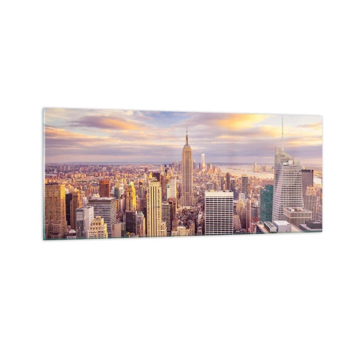Cuadro sobre vidrio - Impresiones sobre Vidrio - Alcanzar las nubes - 100x40 cm