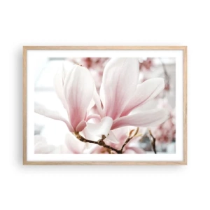 Póster en marco roble claro - Inmensidad de la ternura - 70x50 cm