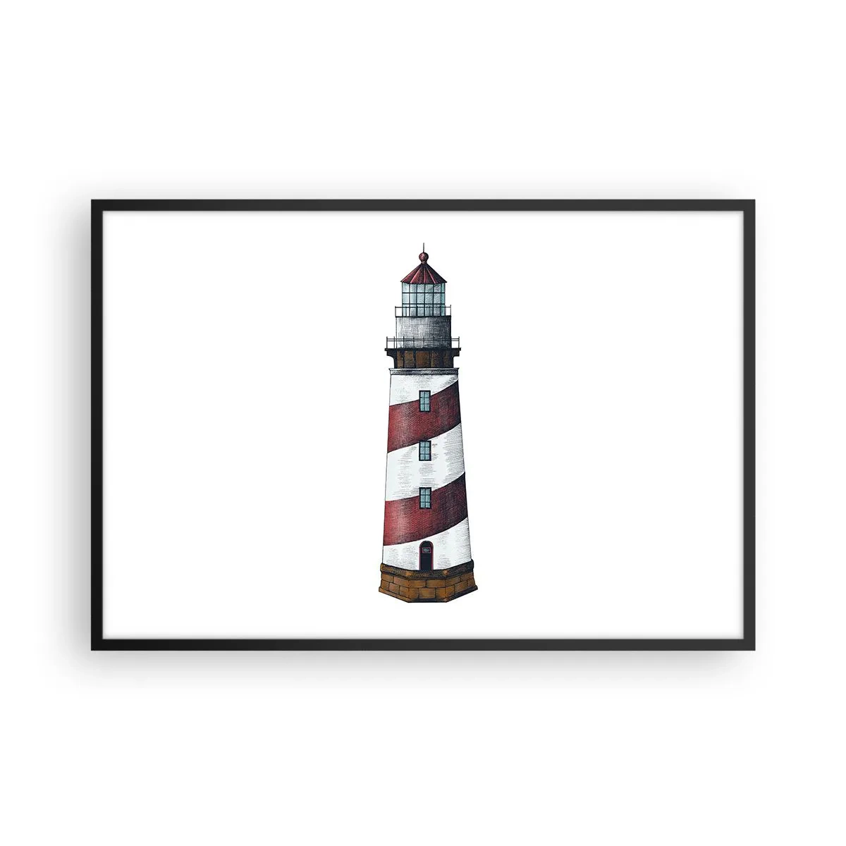 Póster en marco negro - Siempre en guardia - 91x61 cm