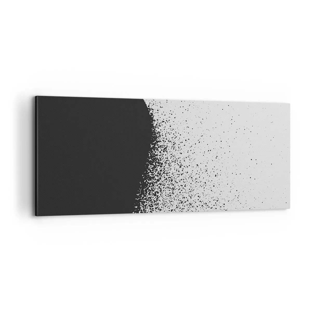 Cuadro sobre lienzo - Impresión de Imagen - El movimiento de las partículas - 100x40 cm