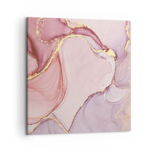 Cuadro sobre lienzo - Impresión de Imagen - Caricia de colores - 50x50 cm