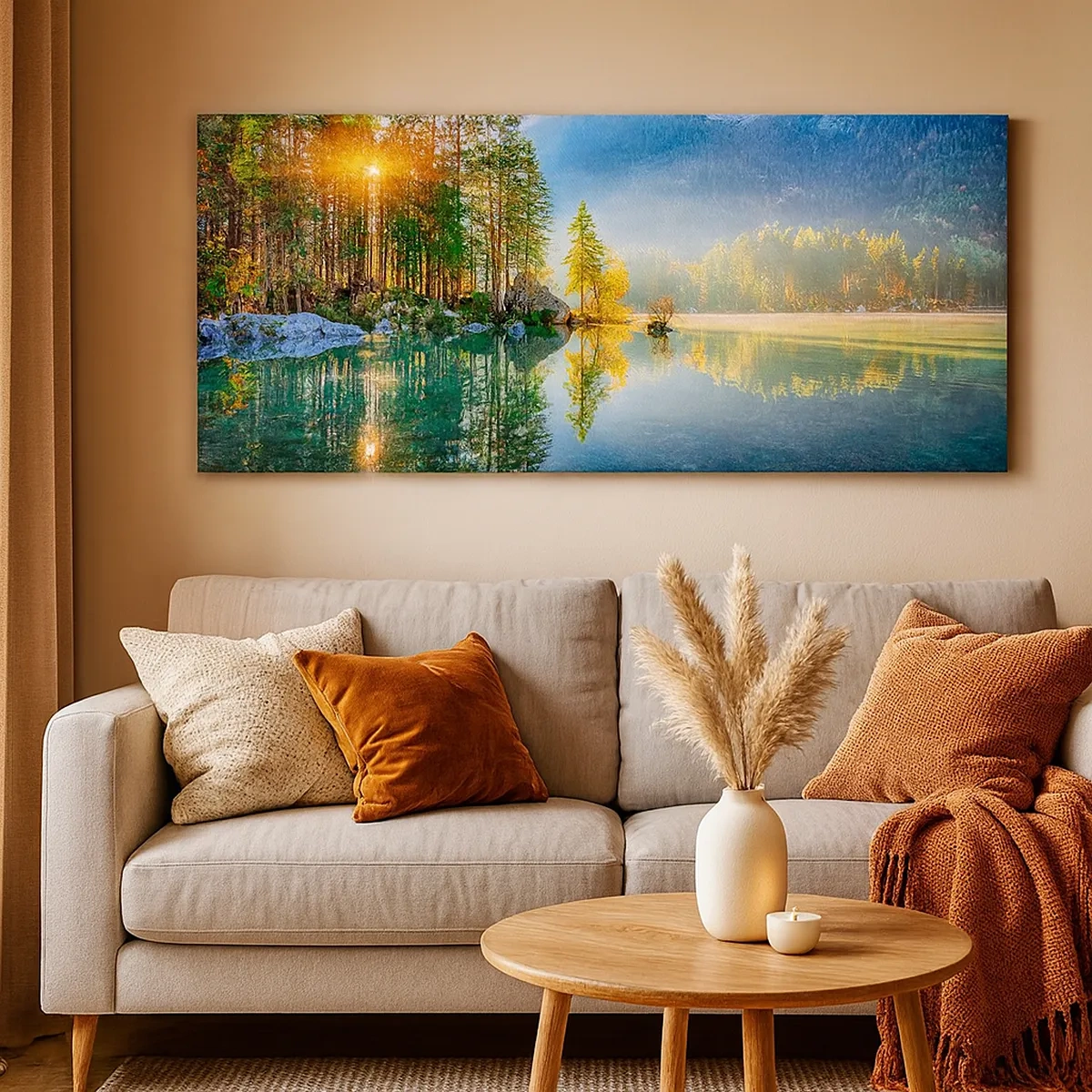 Cuadro sobre lienzo - Impresión de Imagen - Majestuosidad y dulzura - 30x30 cm