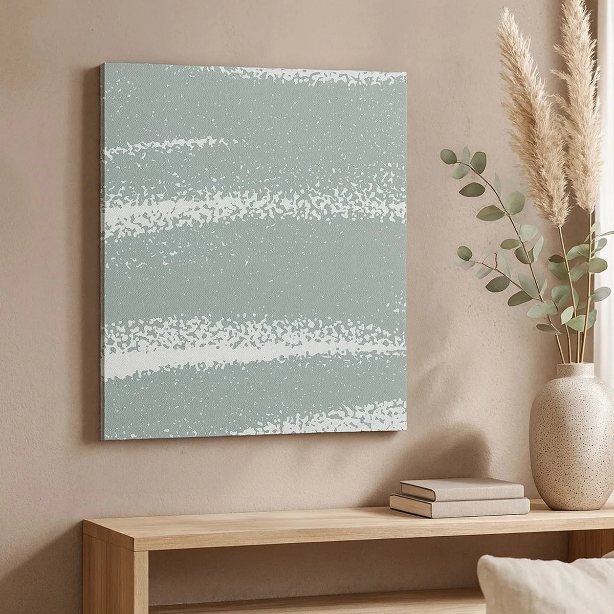 Cuadro sobre lienzo - Impresión de Imagen - Abstracción invernal - 30x30 cm