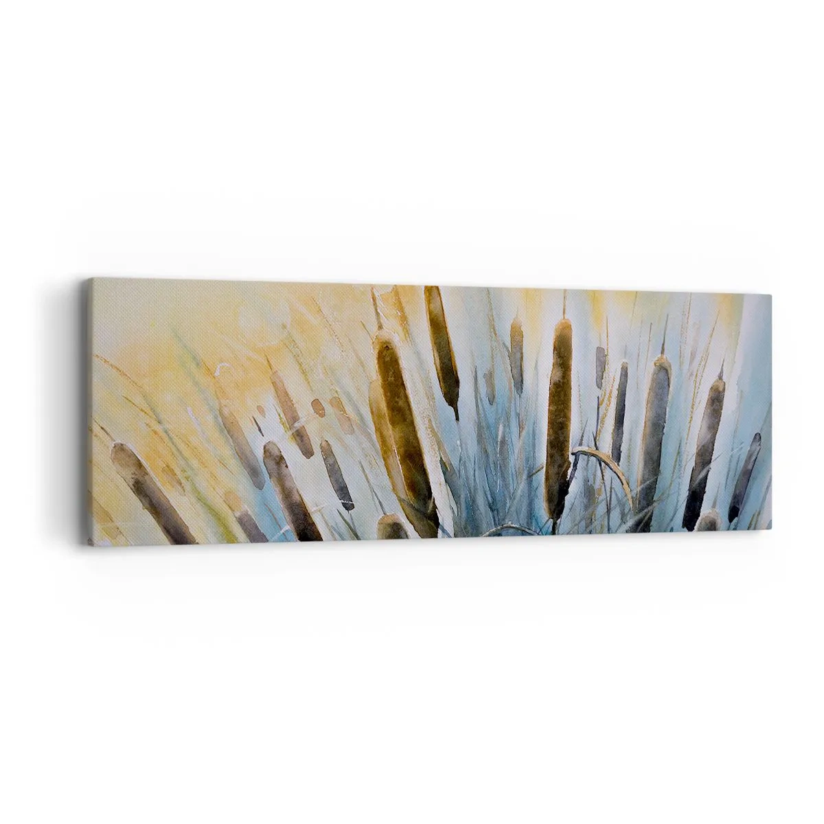 Cuadro sobre lienzo - Impresión de Imagen - El frío del agua, el calor del sol - 90x30 cm