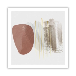 Póster - Una columnata abstracta - 60x60 cm