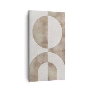 Cuadro sobre lienzo - Impresión de Imagen - Similitudes y diferencias - 45x80 cm