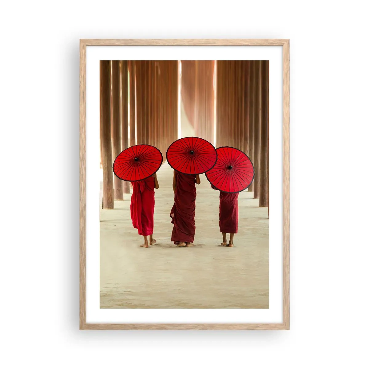 Póster en marco roble claro - En el camino a la Tierra Pura - 50x70 cm