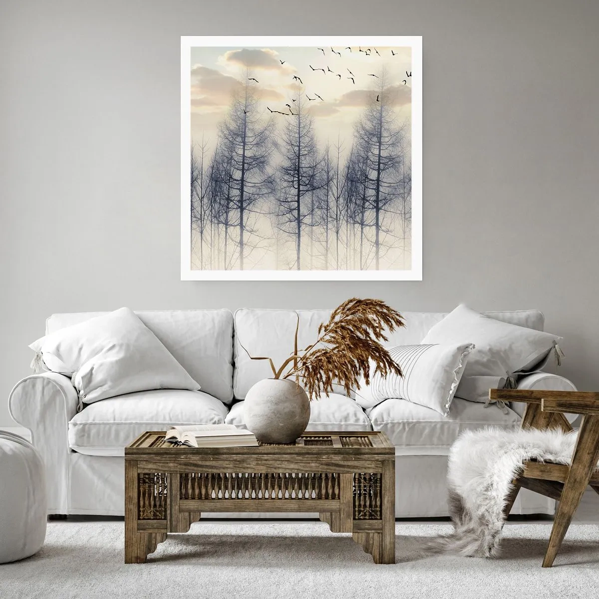 Póster - Espíritus del bosque - 30x30 cm