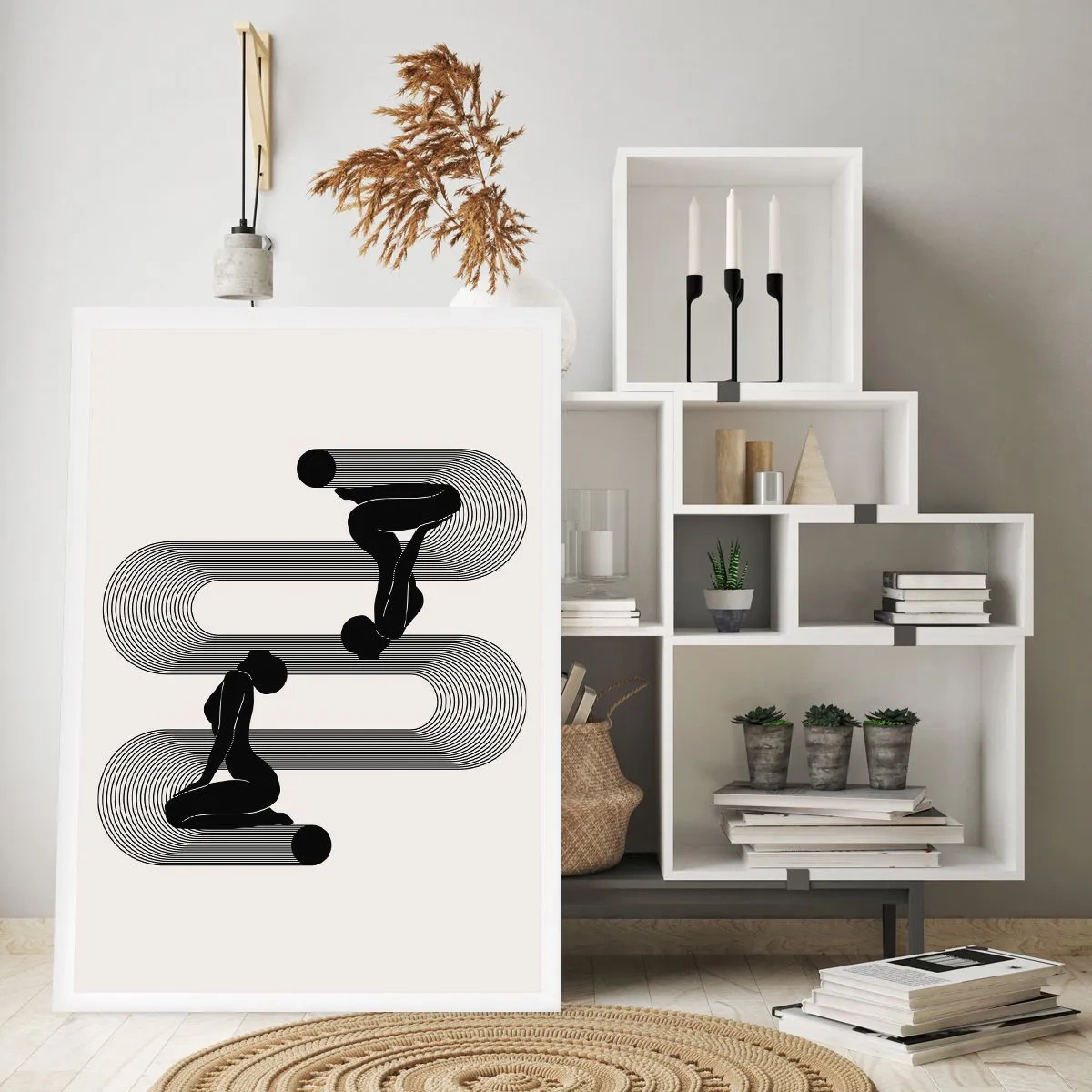 Póster - Simetría sensual - 61x91 cm