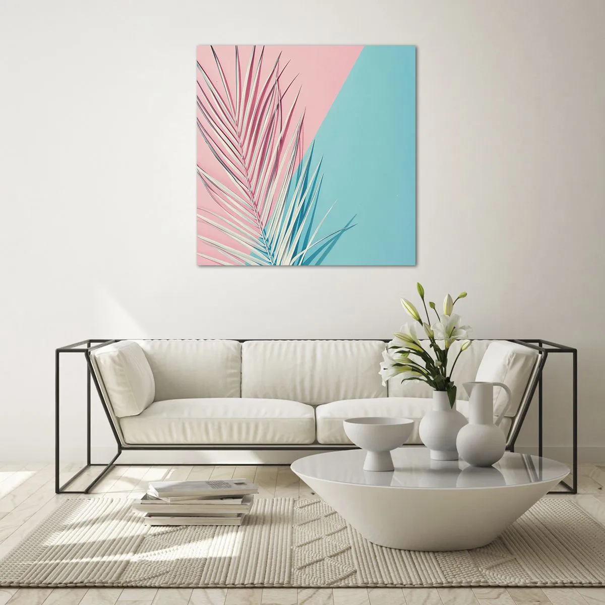 Cuadro sobre vidrio - Impresiones sobre Vidrio - Impresión tropical - 30x30 cm