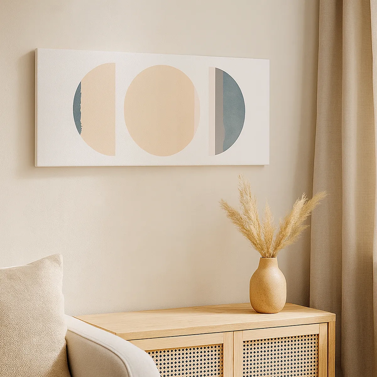 Cuadro sobre lienzo - Impresión de Imagen - Círculo tras círculo - 30x30 cm