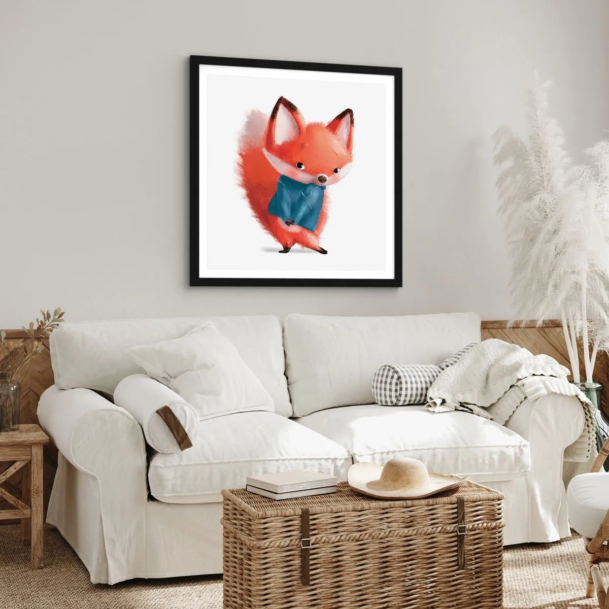 Póster en marco negro - ¿Me veo bien con esto? - 40x40 cm