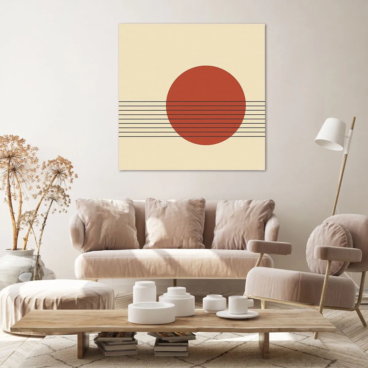 Cuadro sobre lienzo - Impresión de Imagen - Cruzando el círculo - 50x50 cm