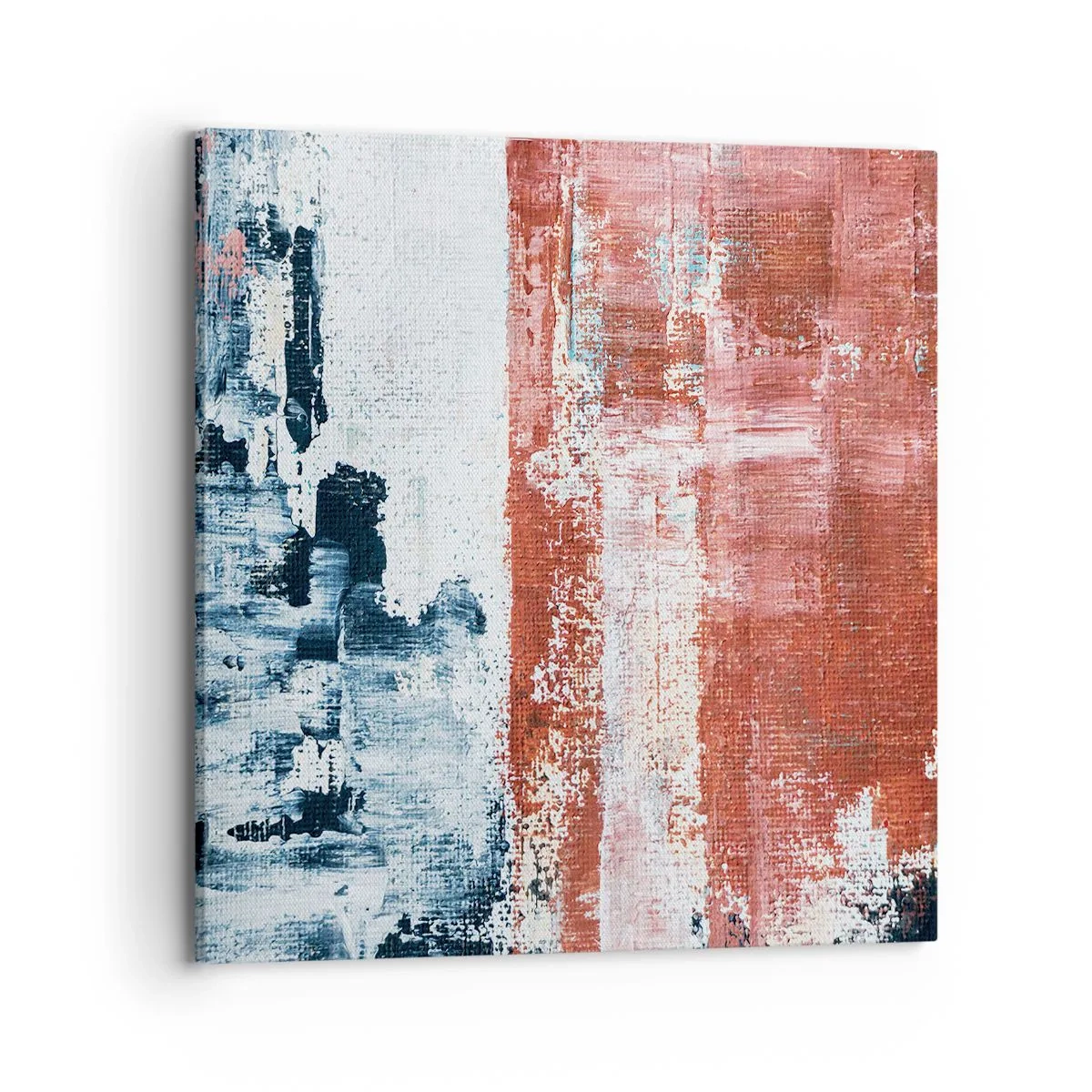 Cuadro sobre lienzo - Impresión de Imagen - Mitad abstracción, mitad abstracción - 70x70 cm