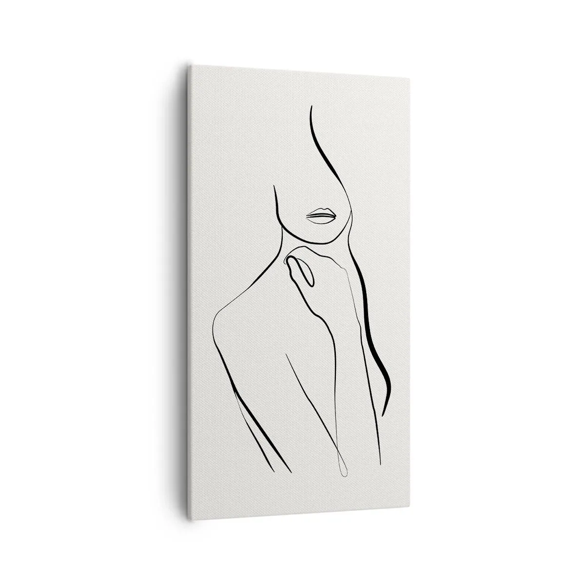 Cuadro sobre lienzo - Impresión de Imagen - Una ola de melancolía - 55x100 cm