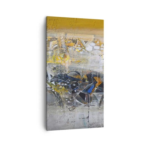 Cuadro sobre lienzo - Impresión de Imagen - Todo se pondrá en su sitio - 45x80 cm