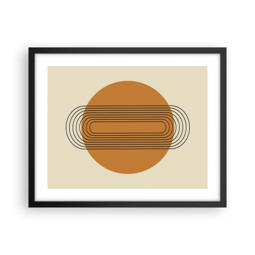 Póster en marco negro - El plan perfecto - 50x40 cm