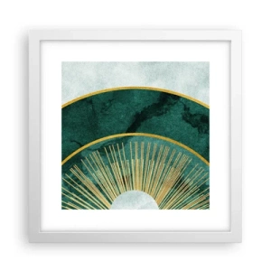 Póster en marco blanco - Un sistema solar diferente - 30x30 cm