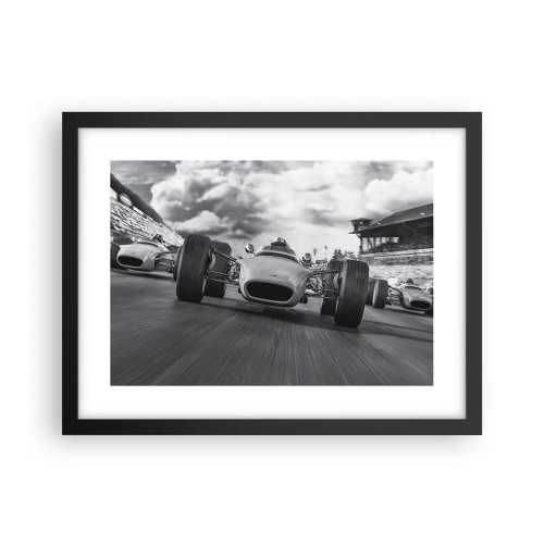 Póster en marco negro - ¡Hay poder! - 40x30 cm