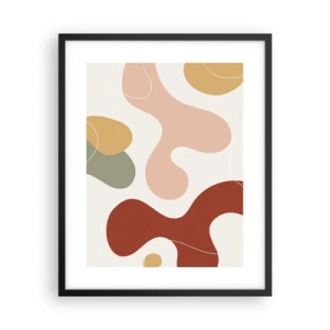 Póster en marco negro - La esencia de la pintura - 40x50 cm