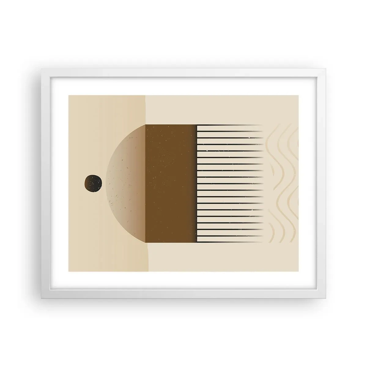 Póster en marco blanco - Varios estados - 50x40 cm