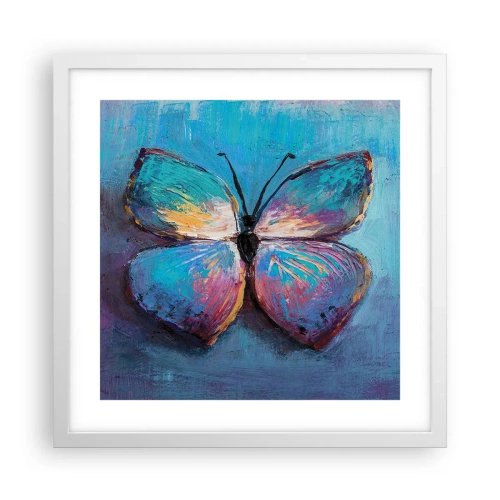 Póster en marco blanco - En todo su esplendor - 40x40 cm