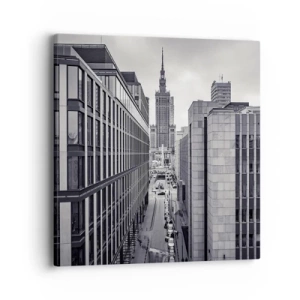 Cuadro sobre lienzo - Impresión de Imagen - Valle de Varsovia - 40x40 cm