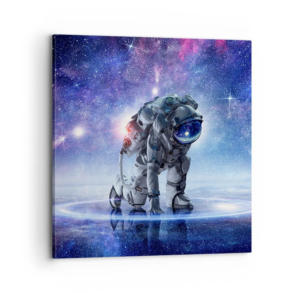 Cuadro sobre lienzo - Impresión de Imagen - Cielo estrellado sobre mí - 70x70 cm