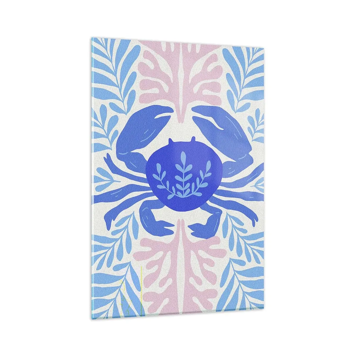 Cuadro sobre vidrio - Impresiones sobre Vidrio - Como una flor de mar - 80x120 cm