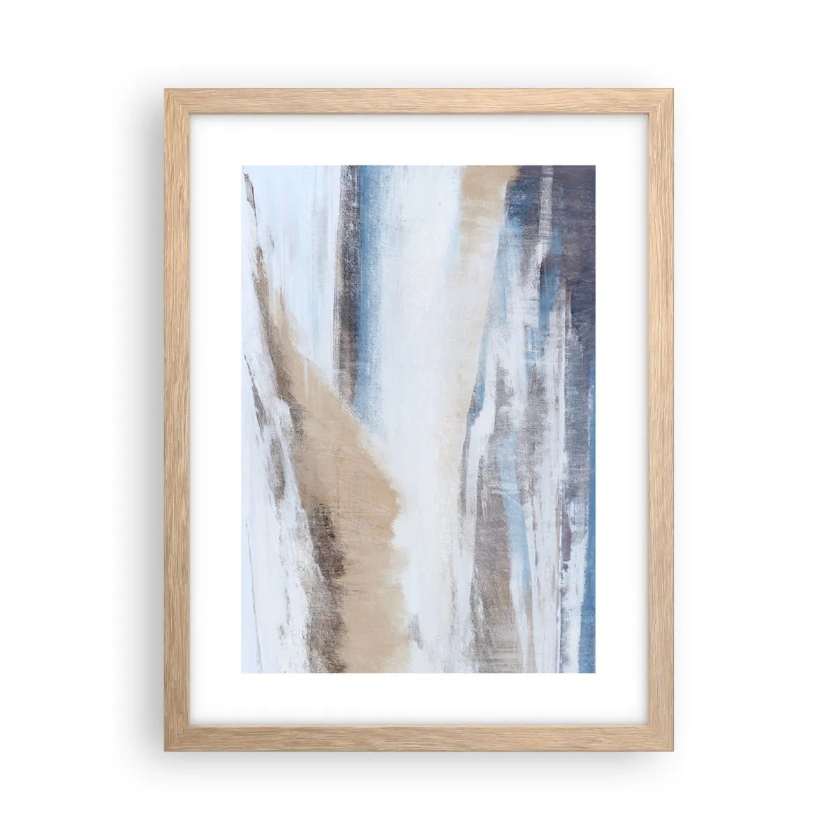 Póster en marco roble claro - Composición invernal - 30x40 cm