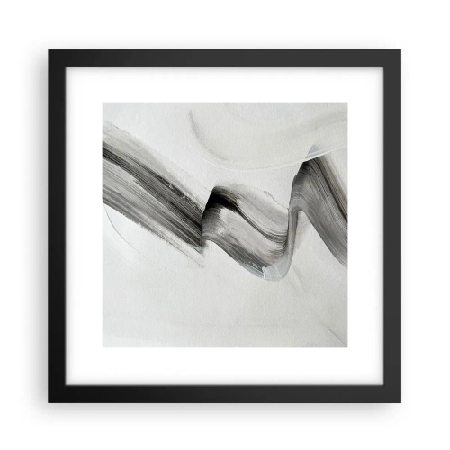 Póster en marco negro - Solo por diversión - 30x30 cm
