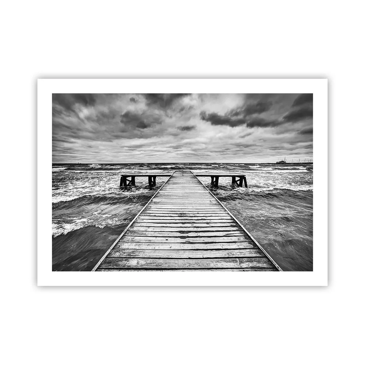 Póster - Estoy esperando que sople el viento... - 70x50 cm