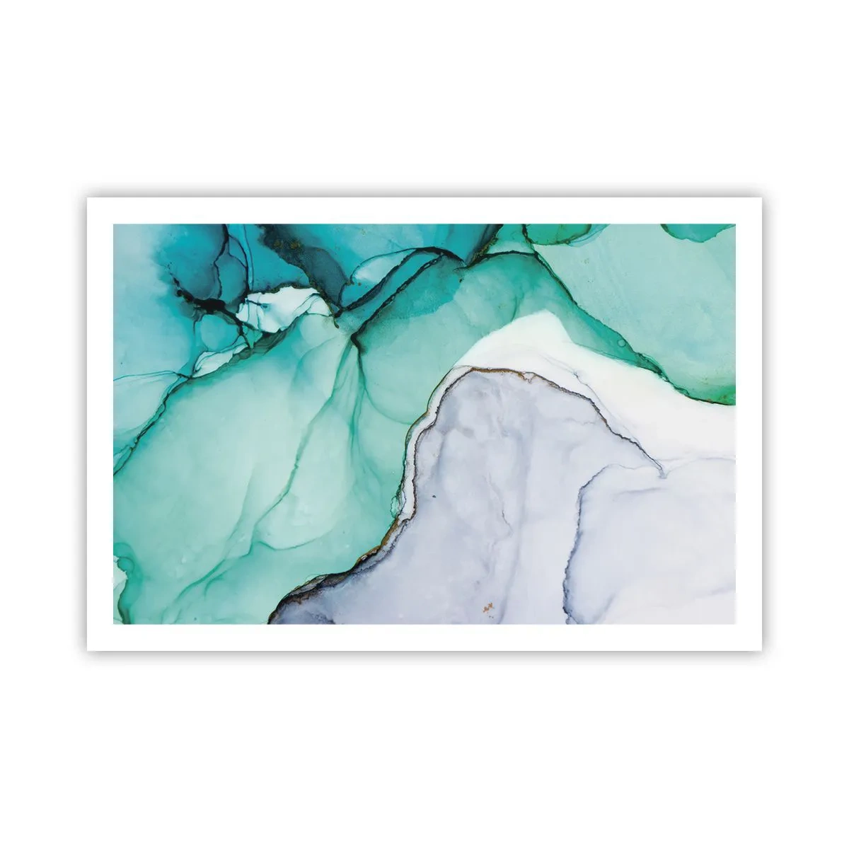 Póster - Estudio en turquesa - 91x61 cm