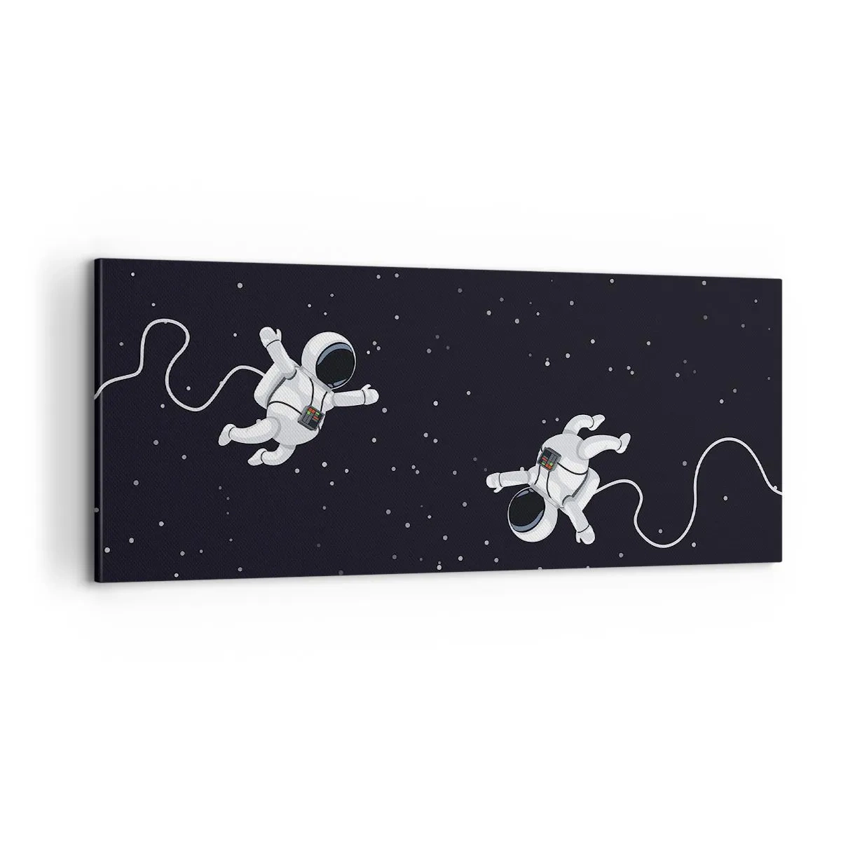 Cuadro sobre lienzo - Impresión de Imagen - Danza cósmica - 100x40 cm