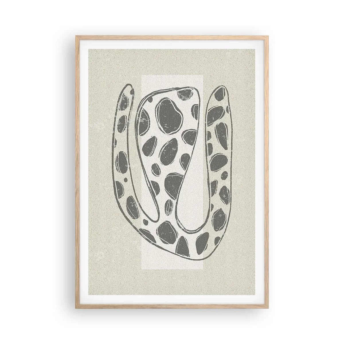 Póster en marco roble claro - Una criatura extraña - 70x100 cm