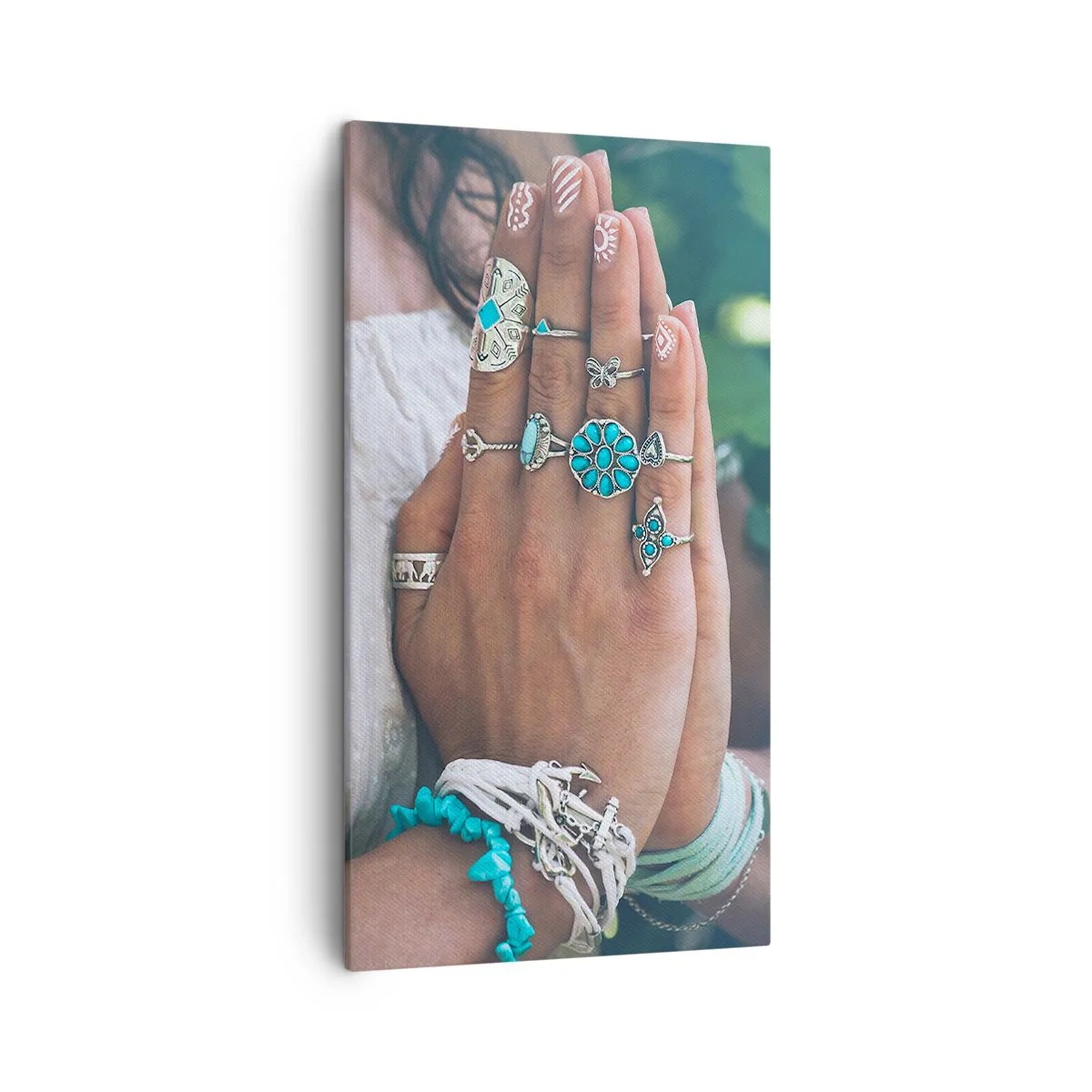 Cuadro sobre lienzo - Impresión de Imagen - Conocimiento interior - 45x80 cm