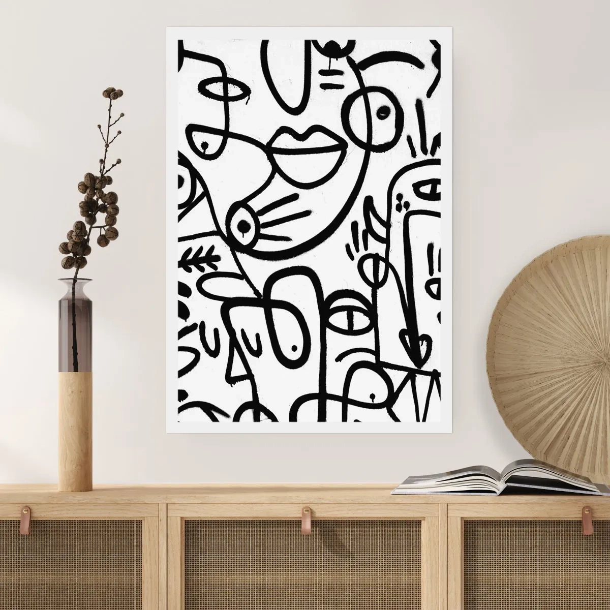 Póster - Rostros y espejismos - 61x91 cm