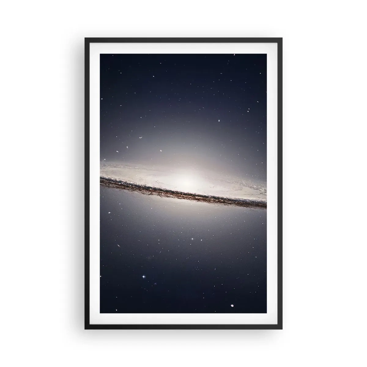 Póster en marco negro - Érase una vez en una galaxia muy, muy lejana.... - 61x91 cm