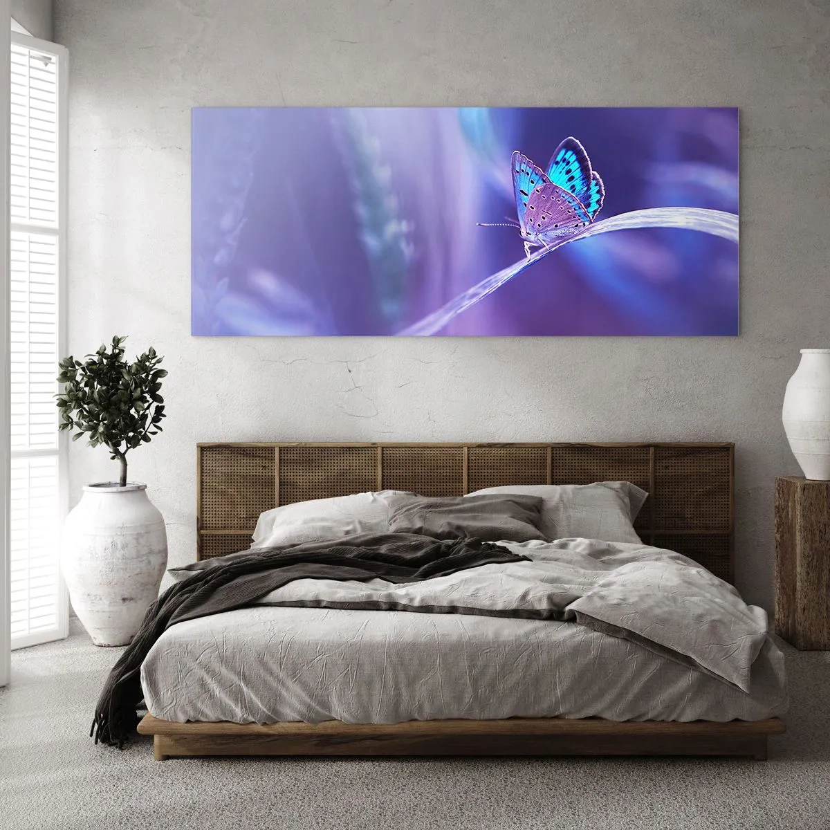 Cuadro sobre vidrio - Impresiones sobre Vidrio - Una joya de la naturaleza - 100x40 cm
