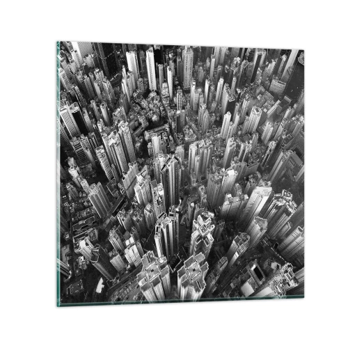 Cuadro sobre vidrio - Impresiones sobre Vidrio - Cada vez más alto - 50x50 cm