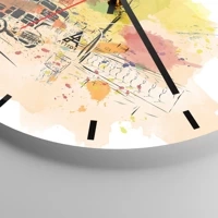 Esfera sin numeración, con rayas