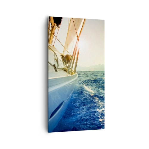 Cuadro sobre lienzo - Impresión de Imagen - Para una aventura - 55x100 cm