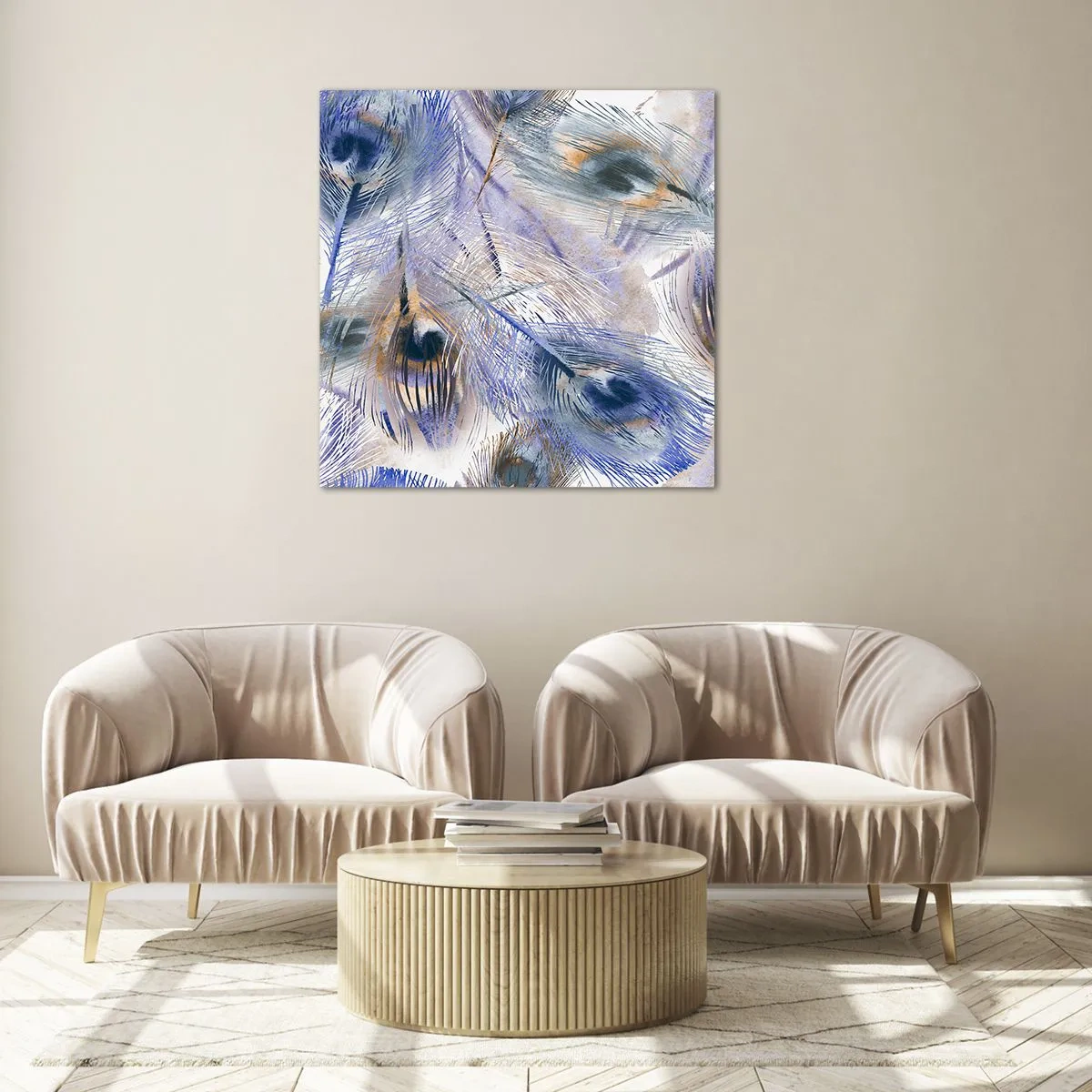 Cuadro sobre vidrio - Impresiones sobre Vidrio - Composición - 40x40 cm