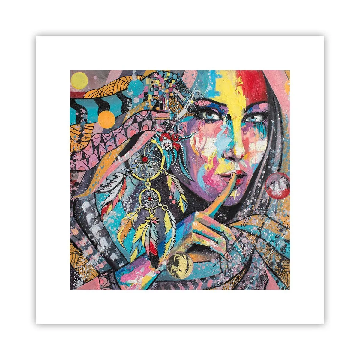 Póster - Silencio hasta que entiendas - 30x30 cm