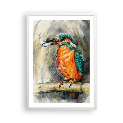 Póster en marco blanco - La ley de la naturaleza - 50x70 cm